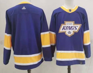 Men's Los Angeles Kings blank purple jersey