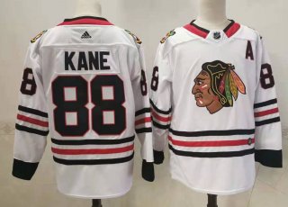 Men's Chicago Blackhawks #88 Patrick Kane white jersey