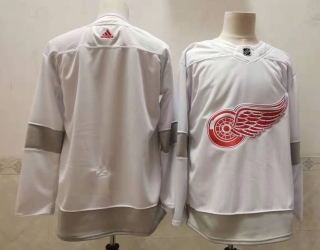 Men's Detroit Red Wings White 2020-21 Reverse Retro Stitched Jersey