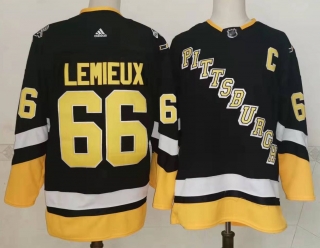 Men's Pittsburgh Penguins #66 Mario Lemieux black Classics Stitched NHL Jersey