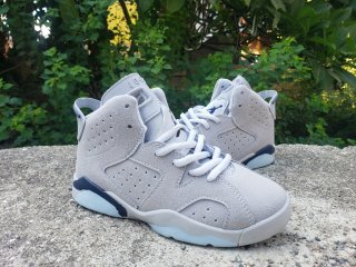 Jordan 6 youth gray shoes 2