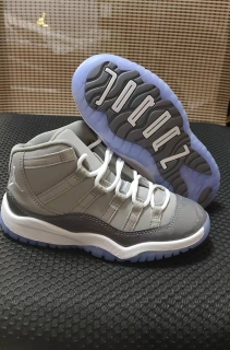 Jordan 11 gray youth shoes