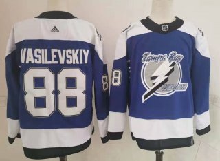 Men's Tampa Bay Lightning #88 Andrei Vasilevskiy blue jersey