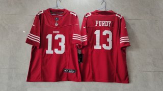 San Francisco 49ers #13 Brock Purdy 2023 new collar red jersey