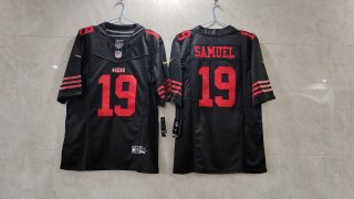 San Francisco 49ers #19 2023 new collar black jersey