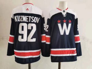 Men's Washington Capitals #92 Evgeny Kuznetsov Navy Pro Stitched Jersey