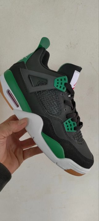 Jordan 4 black green 36-47