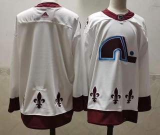 Men's Colorado Avalanche blank White Stitched Jersey