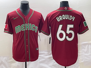 Mexico Baseball #65 Giovanny Gallegos 2023 Red World Baseball Classic Stitched