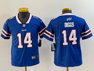 youth Buffalo Bills #14 Stefon Diggs Blue Vapor Untouchable Limited Stitched Jersey