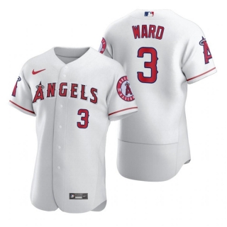 Los Angeles Angels #3 Waylor Ward White Flex Base Stitched Jersey