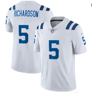 Men's Indianapolis Colts #5 Anthony Richardson White 2023 Draft Vapor Untouchable Stitched
