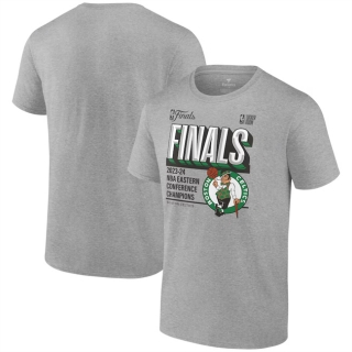 Boston Celtics Heather Gray 2024 Eastern Conference Champions Locker Room T-Shirt