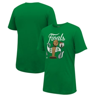 Boston Celtics Kelly Green Stadium Essentials 2024 Finals T-Shirt