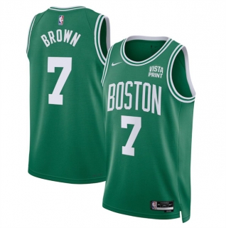 Boston Celtics #7 Jaylen Brown Green Icon Edition Stitched Basketball Jersey