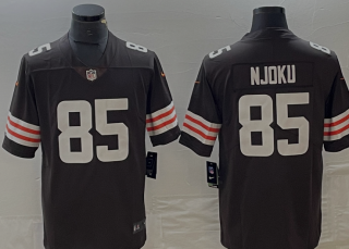 Cleveland Browns #85 Brown Vapor Untouchable Limited Stitched Jersey
