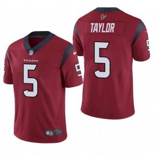 Houston Texans #5 Tyrod Taylor Red Vapor Untouchable Limited Stitched Jersey