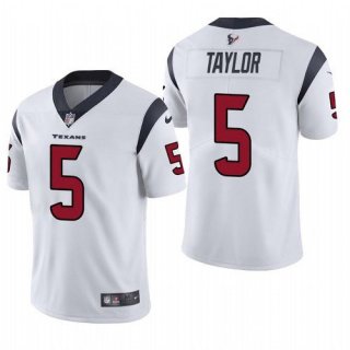 Houston Texans #5 Tyrod Taylor White Vapor Untouchable Limited Stitched Jersey