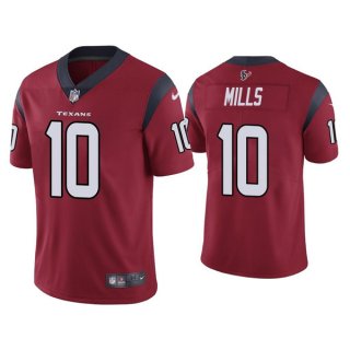 Houston Texans #10 Davis Mills Red Vapor Untouchable Limited Stitched