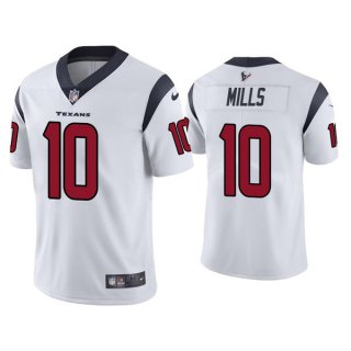 Houston Texans #10 Davis Mills White Vapor Untouchable Limited Stitched