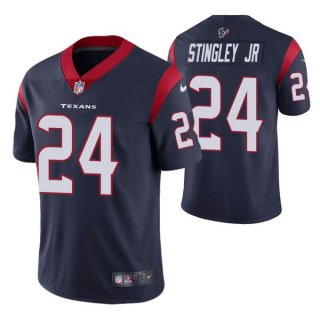 Houston Texans #24 Derek Stingley Jr. Navy Vapor Untouchable Limited Stitched