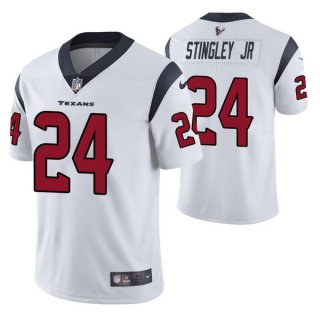 Houston Texans #24 Derek Stingley Jr. White Vapor Untouchable Limited Stitched
