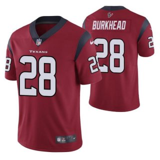 Houston Texans #28 Rex Burkhead Red Vapor Untouchable Limited Stitched