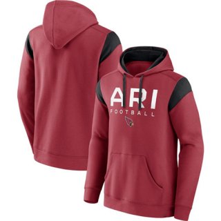 Arizona Cardinals Red Call The Shot Pullover Hoodie
