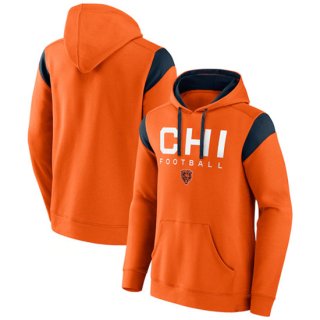 Chicago Bears Orange Call The Shot Pullover Hoodie