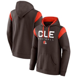 Cleveland Browns Brown Call The Shot Pullover Hoodie