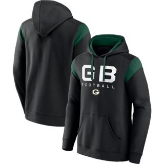 Green Bay Packers Black Call The Shot Pullover Hoodie