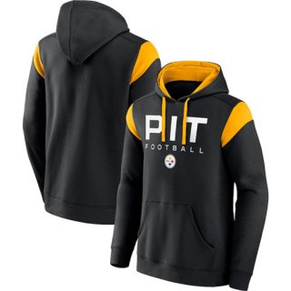 Pittsburgh Steelers Black Call The Shot Pullover Hoodie