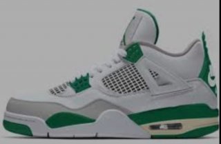 Jordan 4 boston green men shoes