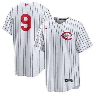 Cincinnati Reds #9 Mike Moustakas White 2022 Field Of Dreams Stitched Baseball Jersey