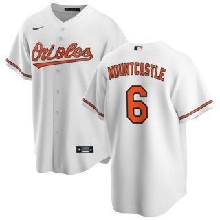 Baltimore Orioles #6 Ryan Mountcastle White Cool Base Stitched Jersey