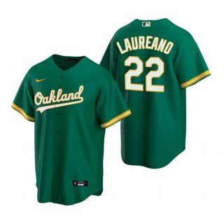 Oakland Athletics #22 Ramón Laureano Green Cool Base Stitched Jersey