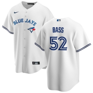 Toronto Blue Jays #52 Anthony Bass White Cool Base Stitched Jersey