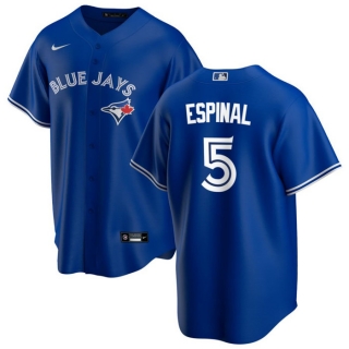 Toronto Blue Jays #5 Santiago Espinal Royal Cool Base Stitched Jersey