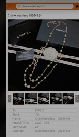 Chanel Necklace 175 $95