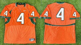 Miami Hurricanes #4 Devin Hester Orange Stitched Football Jerseys