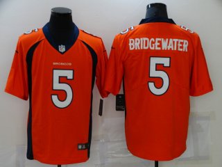 Denver Broncos #5 orange vapor limited jersey