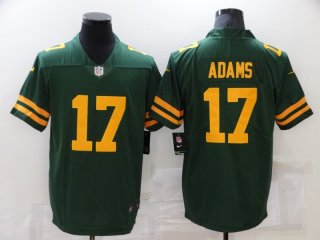 Green Bay Packers #17 green gold jersey