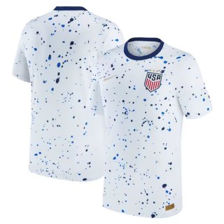 United States Blank White 2023 Home Jersey