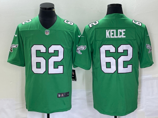 Philadelphia Eagles #62 Jason Kelce Green Stitched Football Jersey