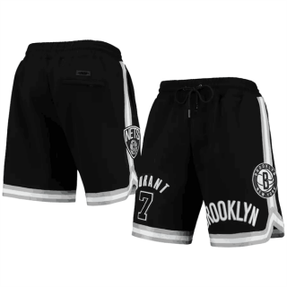 Brooklyn Nets #7 Kevin Durant Black Shorts