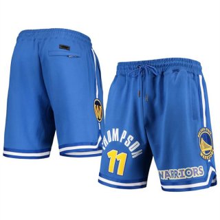Golden State Warriors #11 Klay Thompson Blue Shorts