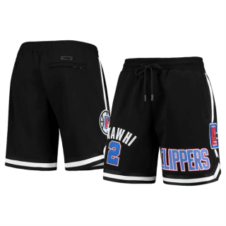 Los Angeles Clippers #2 Kawhi Leonard Black Shorts