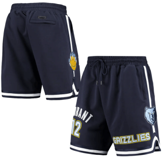 Memphis Grizzlies #12 Ja Morant Navy Shorts