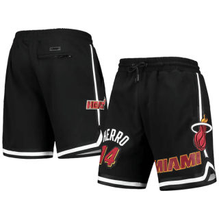 Miami Heat #14 Tyler Herro Black Shorts