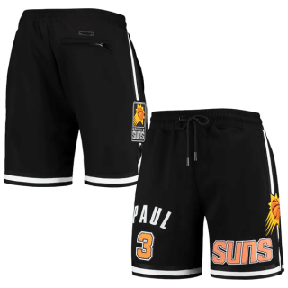 Phoenix Suns #3 Chris Paul Black Shorts